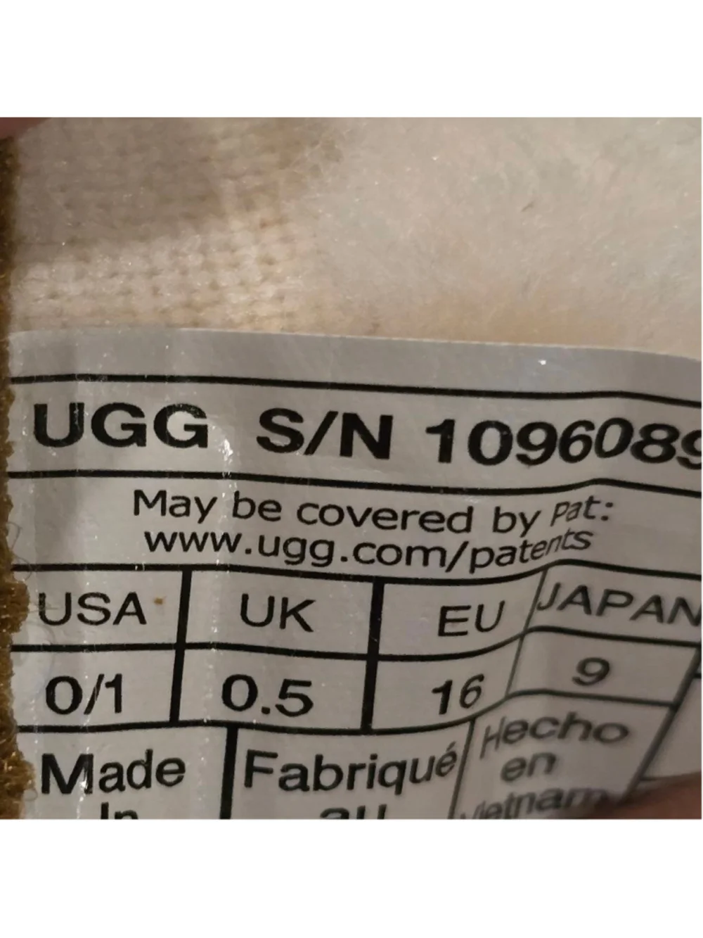Baby UGG Brown Suede Boots